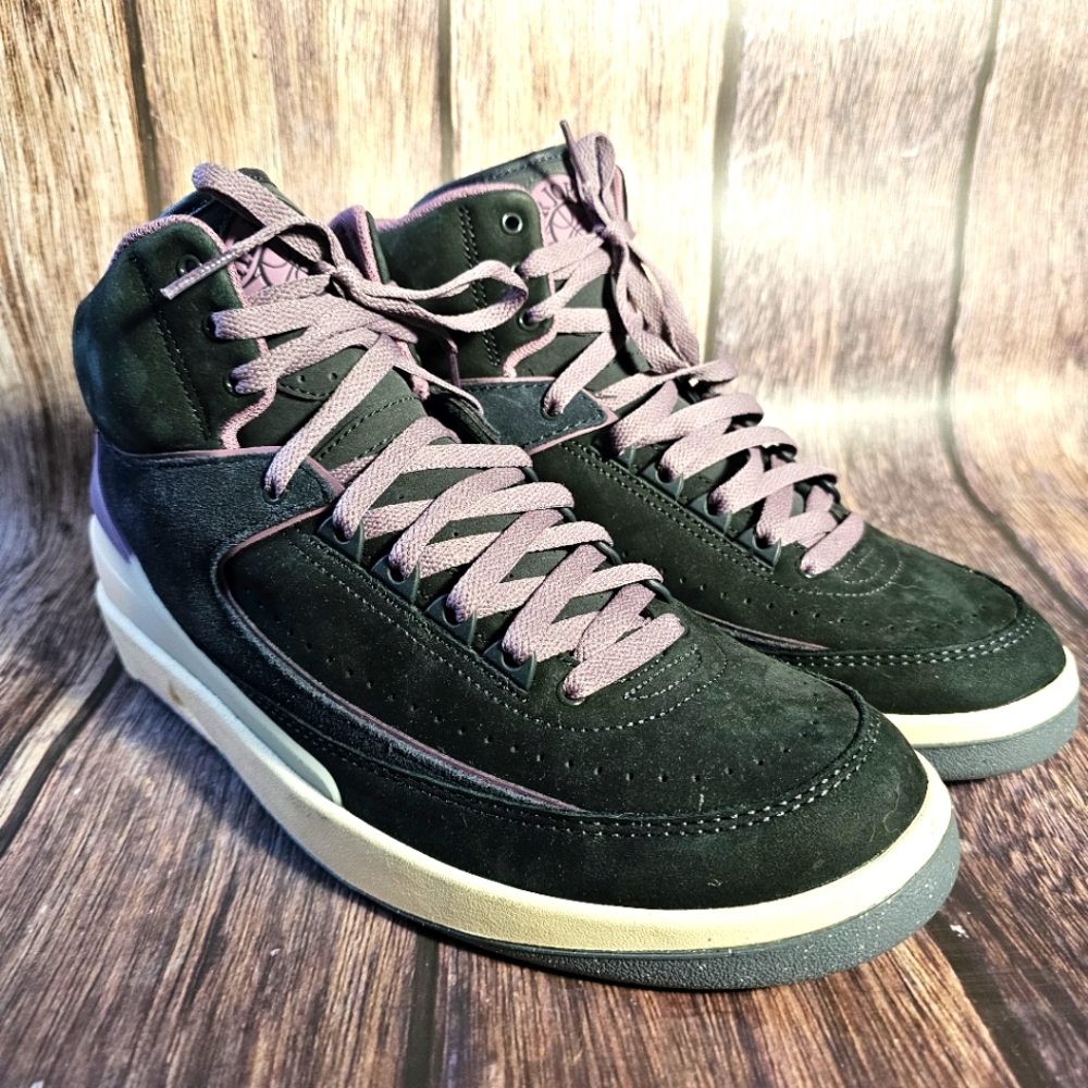 Air Jordan 2 Retro 'Off Noir Mauve' Womens size 11.5 High Top